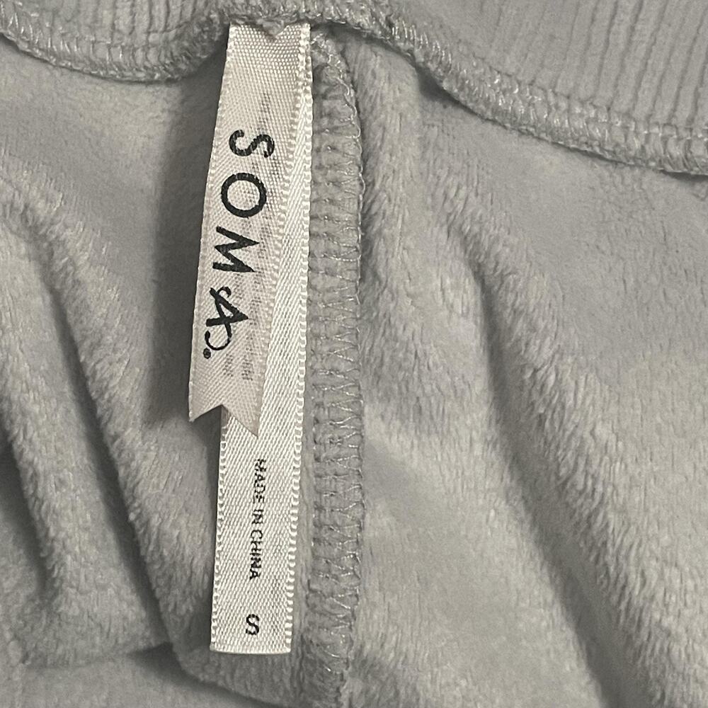 Soma Pants Womens S Gray Jogger Elastic Waist Pockets Pull On Stretch Tapered - Picture 4 of 9